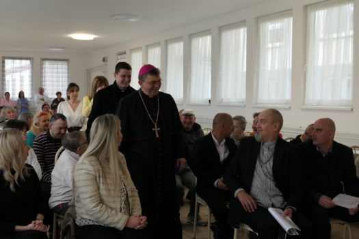Posjet biskupa Ive Martinovića Domu Ljeskovica